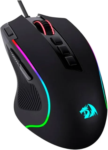 Mouse Gamer Redragon Predator RGB M612-RGB, Preto | Amazon.com.br