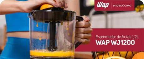 WAP Espremedor de Frutas Elétrico WJ1200 1,2 Litros, Acionamento Automático e Rotação Alternada, 40W 220V | Amazon.com.br