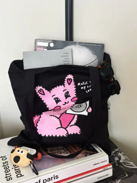 tote bag music was my first love