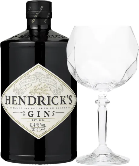 Hendricks Gin og Glas Gaveæske hos Ginbutikken.dk | Ginsite nr.1