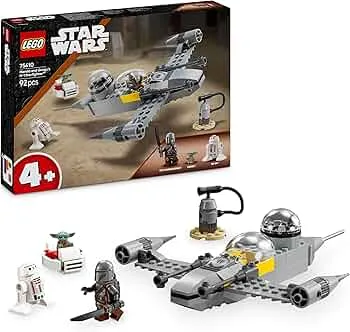 LEGO Star Wars 75410 Mandos und Grogus N-1 Starfighter Spielzeug mit The Mandalorian, Grogu & R5-D4 Minifiguren, inkl. baubare Zapfsäule, Sternenschiff Starterset für Jungen und Mädchen ab 4 Jahren: Amazon.de: Spielzeug