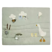 Krabbeldecke 'Kleine Gans' oliv 80x100cm | Kinderzimmer grün | Farben im Kinderzimmer | Inspiration | Fantasyroom - Wohnträume für Kinder