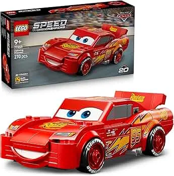 LEGO Speed Champions | Lightning McQueen - Spielzeug zu Cars von Disney Pixar - DIY Deko für Kinderzimmer - Auto Spielset - Kreatives Geschenk für Mädchen, Jungen und Autofans ab 9 Jahren - 77255: Amazon.de: Spielzeug