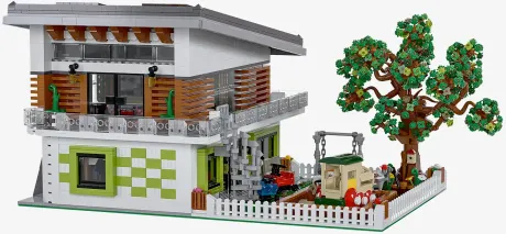 Kindertagesstätte mit Spielplatz online kaufen | BlueBrixx