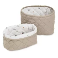 Cam Cam Stoffkörbchen 'Waldtiere' taupe 2er Set online kaufen