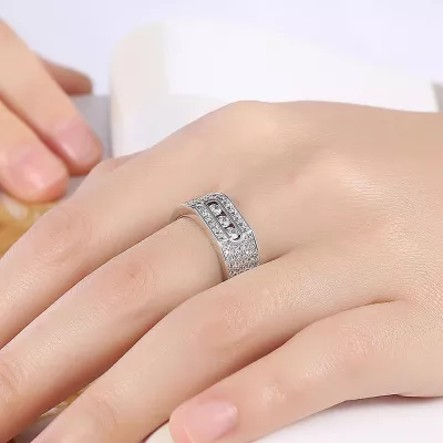 INALIS Zirkon Geschenk Jahrestag Hochzeit Finger Ringe | Fruugo DE