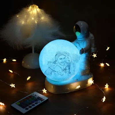 Herzförmige Mondlampe