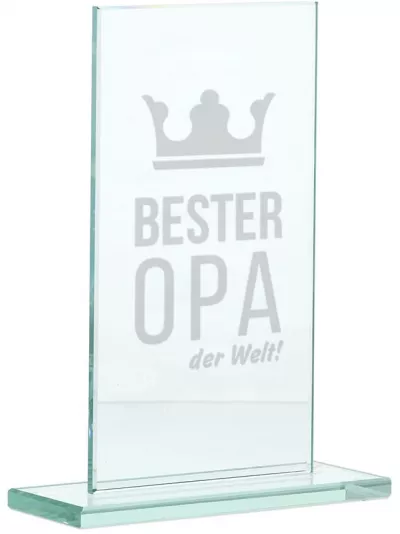 Glasständer "Bester Opa" | stempel-fabrik.de