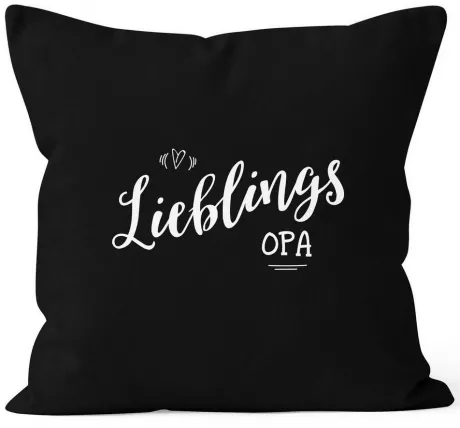 MoonWorks Dekokissen »Kissenbezug Lieblingsopa Geschenk Familie Opa Großvater Großeltern Family Kissen-Hülle Deko-Kissen 40x40 Baumwolle MoonWorks®« online kaufen | OTTO