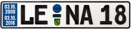 Geschenk zum 18. Geburtstag Geburtstagsgeschenk Schild mit TÜV - Geschenke online kaufen - individuelle und personalisierte Geschenkideen mit Text oder Foto