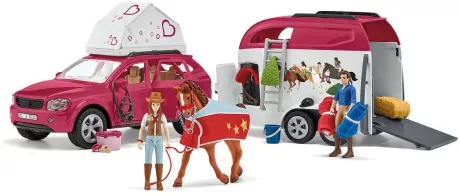 Abenteuer mit Auto und Pferdeanhänger 42535 Horse Club | Schleich GmbH