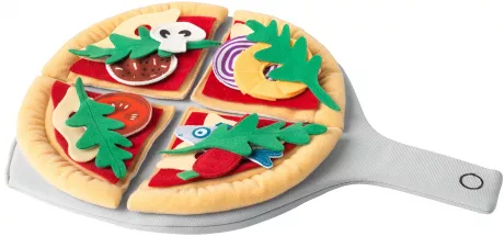 DUKTIG Pizza-Set 24-tlg., Pizza/bunt