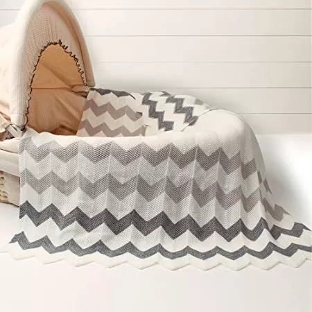 Qucover Baby Blanket Children's Cuddly Blanket Super Soft Knitted Blanket Crawling Blanket for Pushchairs Baby Seat Home (Grey, 102 x 76 cm) : Amazon.de: Baby Products