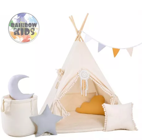RAINBOW KIDS Wunderschönes Kinder Teepee Tipi Zelt Set für | Etsy